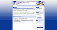 Desktop Screenshot of karcher-immo.de